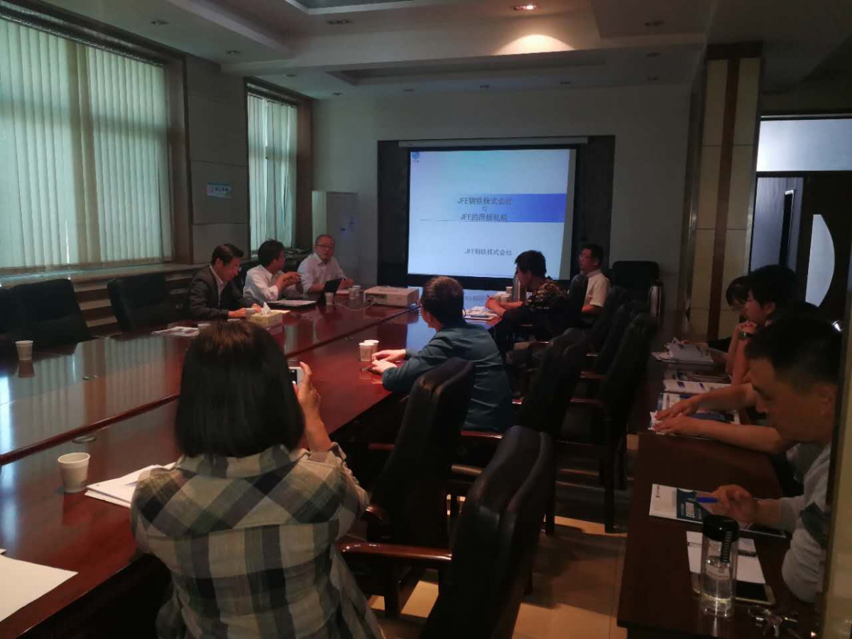 YP电子和JFE的技术和市场团队访问煤矿机械设备制造厂6